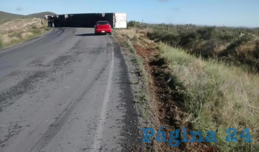 Tráiler volcado