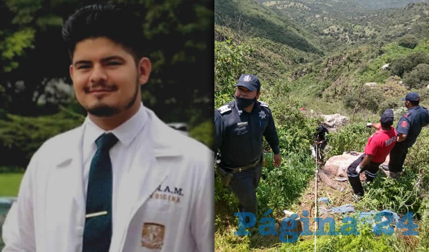 Ulises Tonathi&uacute; Mill&aacute;n Morales y la barranca Los N&aacute;jera, en donde encontr&oacute; la muerte