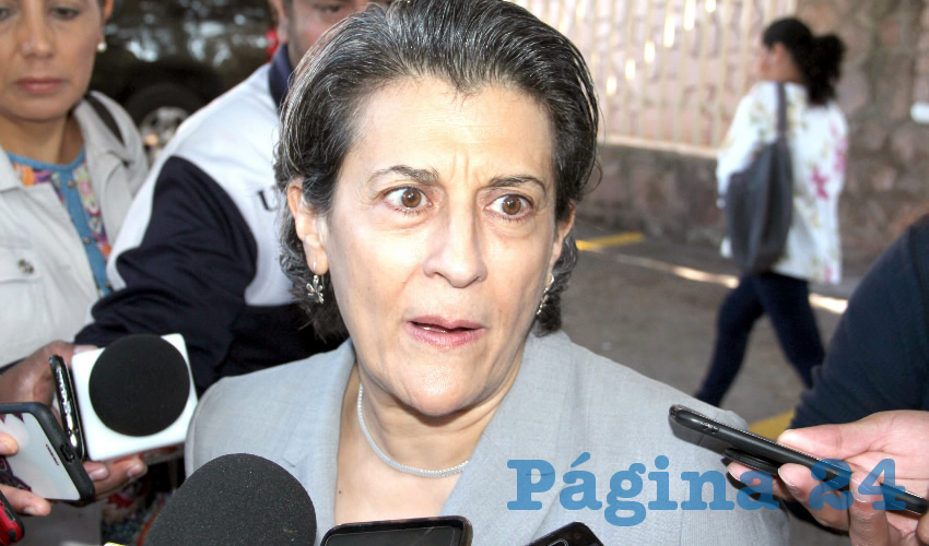 Gema Mercado Sánchez, titular de la Secretaría de Educación local (Seduzac) (Foto Archivo Página 24)