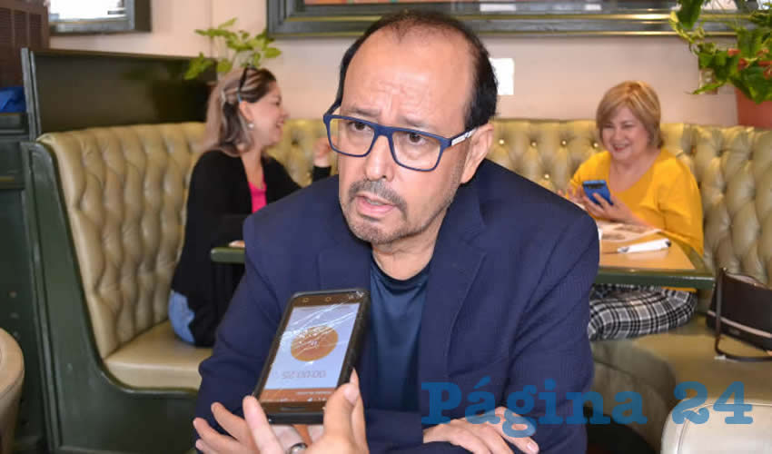 Jaime Enríquez Félix, presidente del Frente Cívico de Zacatecas (FCZ) (Foto Archivo Página 24)