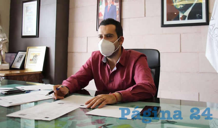 El alcalde Ulises Mejía Haro, encabezó la Audiencia Pública número 69 del programa “Martes con tu alcalde” de manera virtual a través de la plataforma Zoom, en donde participaron 50 capitalinos (Foto Cortesía)