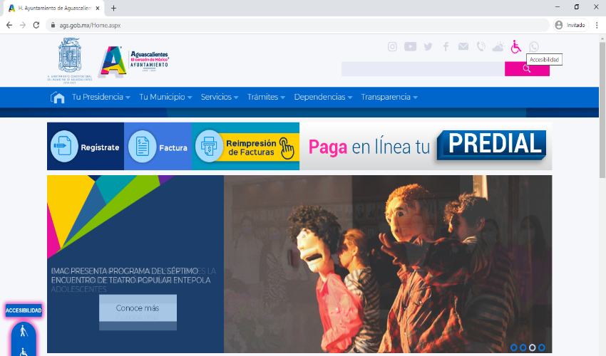 Las personas pueden interactuar, ya sea a través del teclado, voz o emisión de sonidos, que les irán guiando en el menú