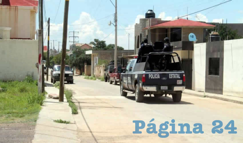 Patrullajes en la colonia G. Caloca