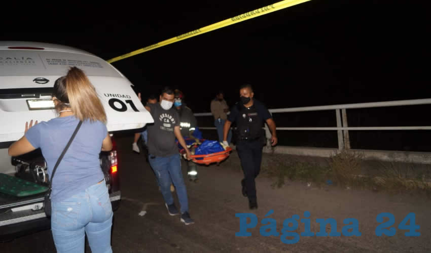 El cuerpo sin vida del desconocido se encontraba junto al arroyo Morcinique, al poniente de la ciudad