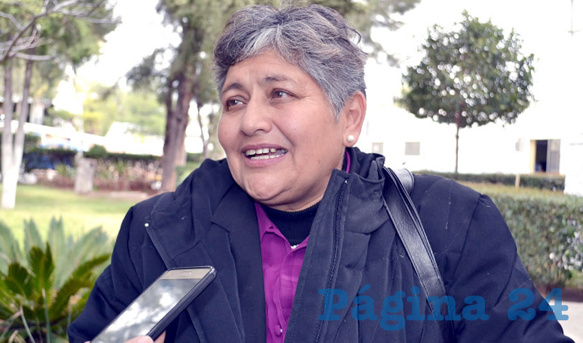 María Elena Ortega Cortés, activista y exlegisladora local (Foto: Archivo Página 24)
