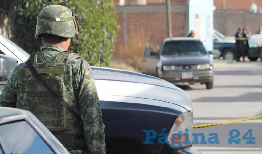 La zona fue acordonada