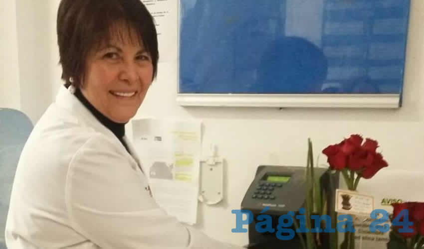 Elsa Alicia Aguilar Díaz, coordinadora del Área de Salud del ayuntamiento de Zacatecas (Foto Cortesía)
