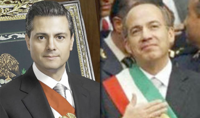 Enrique Peña Nieto y Felipe Calderón Hinojosa ...denunciados formalmente....