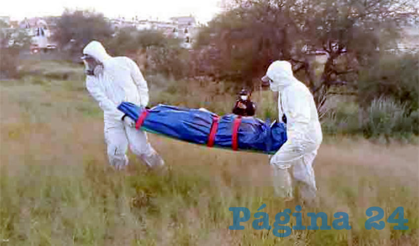 El cuerpo en descomposici&oacute;n fue encontrado por una se&ntilde;ora y su hija, en un terreno cercano al fraccionamiento Villa Natura