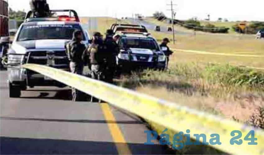 Zona del hallazgo de los cinco cuerpos