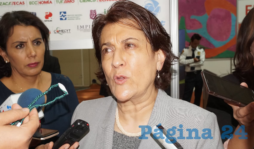 Gema Mercado Sánchez, titular de la Secretaría de Educación de Zacatecas (Seduzac), aseguró que sigue la demanda de aspirantes que intentan ingresar a las filas de estas escuelas (Foto Archivo Página 24)