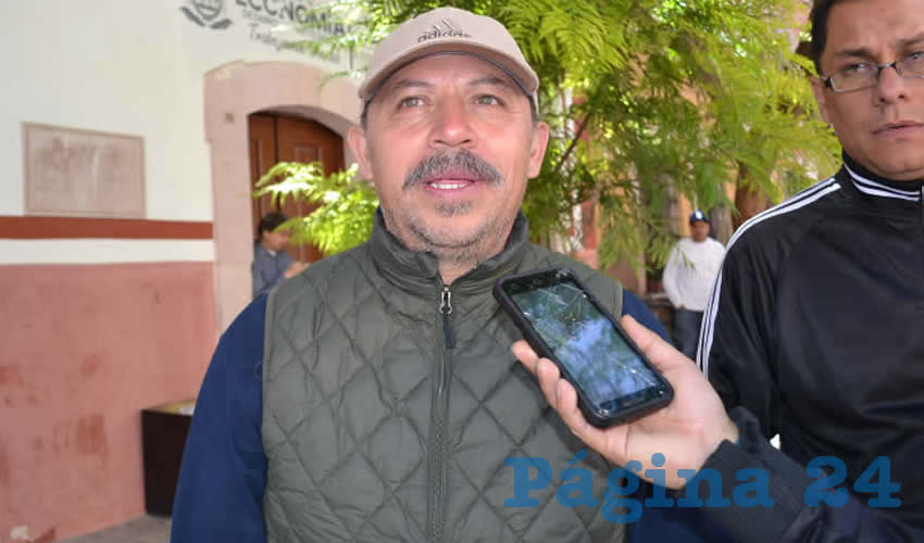 Alejandro Rivera Nieto, dirigente del Sindicato Independiente de Trabajadores del Estado de Zacatecas (SITEZ) (Foto: Archivo Página 24)