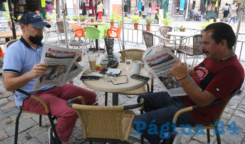 En Caf&eacute; Catedral departieron &Oacute;scar Reynal Mu&ntilde;oz y Rodolfo Moreno Mac&iacute;as