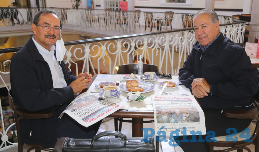 En Sanborns Francia desayunaron Alfredo Reyes Vel&aacute;zquez &ldquo;El Mosco&rdquo; y Sergio Torres Nafarrate