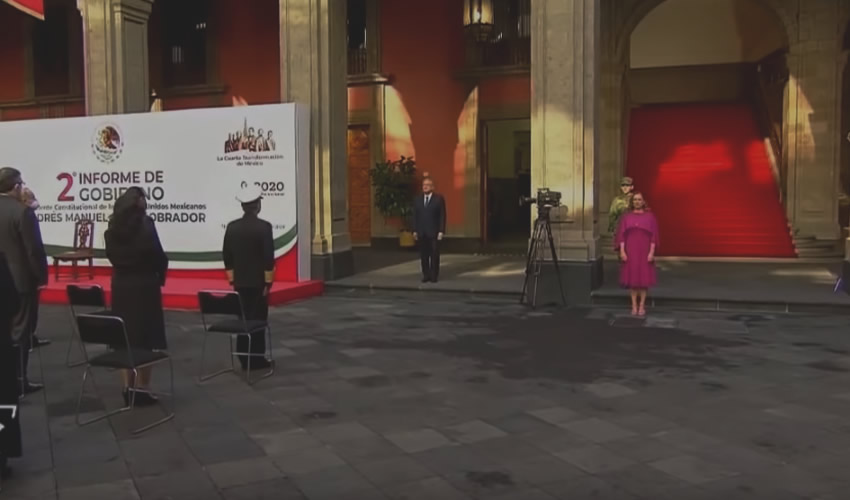 El Segundo Informe de Gobierno de Andres Manuel López Obrador