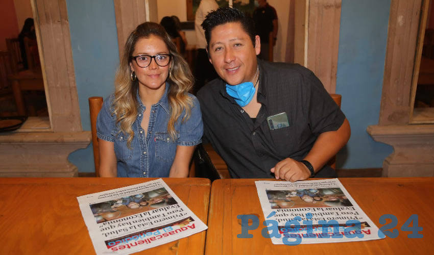 Karina Lora de Pedraza y Guillermo Pedraza Medina compartieron el pan y la sal en La Mestiza
