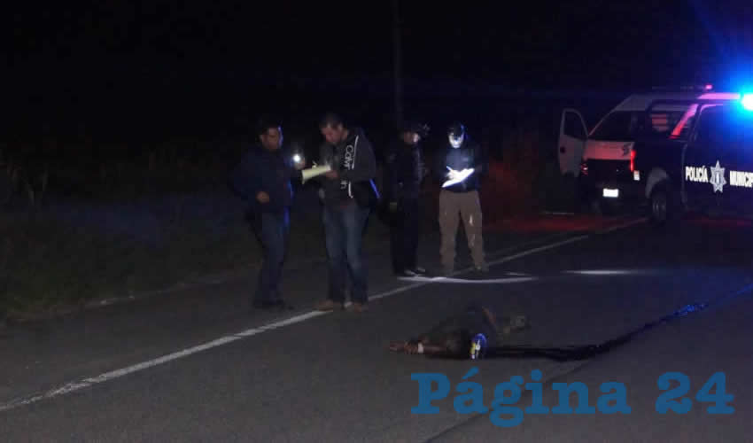 El fatal percance ocurrió en la carretera federal 45 norte, en Pabellón de Arteaga