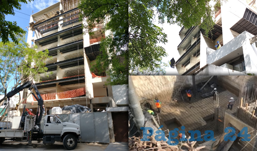 La tranquilidad de vecinos de la colonia El Country Club terminó desde hace meses, cuando la constructora inició la obra que pese a la ilegalidad con la que se ejecuta, la obra continúa aunque se otorgó una suspensión a favor de los vecinos/Fotos: Rafael Hernández Guízar
