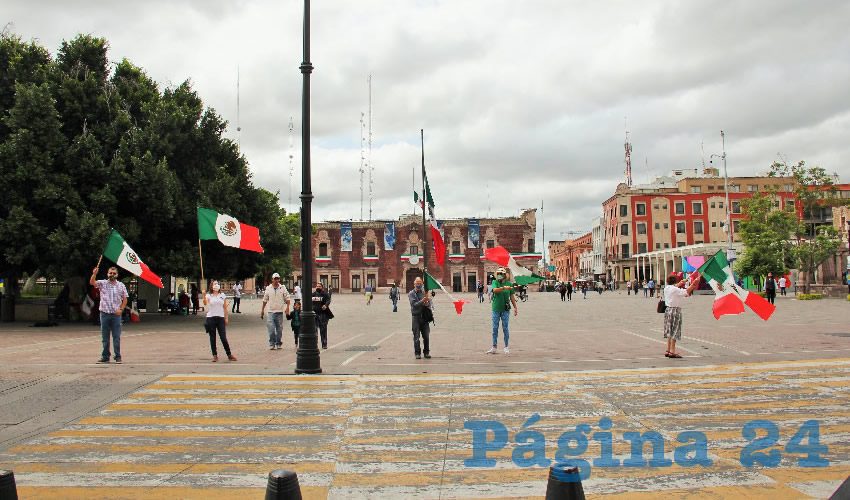 Los del Frente Nacional AntiAMLO (FRENAAA) cada vez son menos (Foto: Juan Fernando Reyes Ortega)