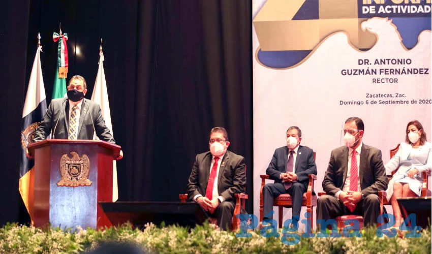 Antonio Guzmán Fernández, rector de la Universidad Autónoma de Zacatecas (UAZ) (Foto Cortesía)