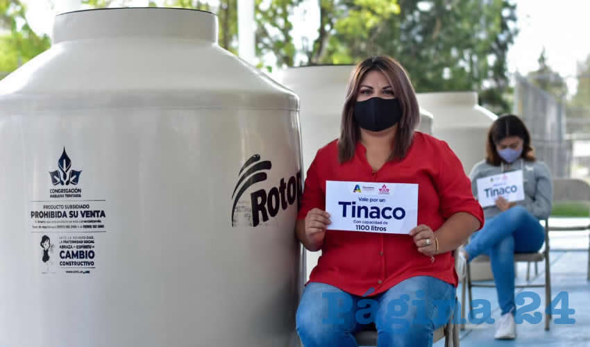 El objetivo es que cada vez un mayor n&uacute;mero de personas cuenten con los implementos que les permitan almacenar agua para un mejor servicio