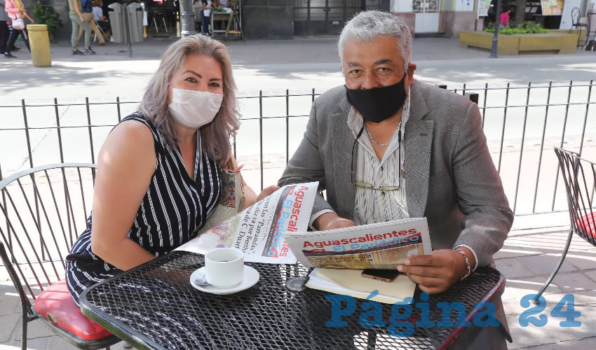 En el restaurante Mitla desayunaron Gaby Valdivia Medina y Abel Hern&aacute;ndez Palos