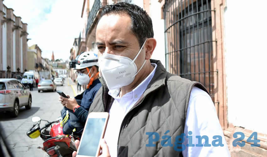 Juan Antonio Caldera Alaniz, titular de la Dirección Estatal de Protección Civil (Foto Archivo Página 24)