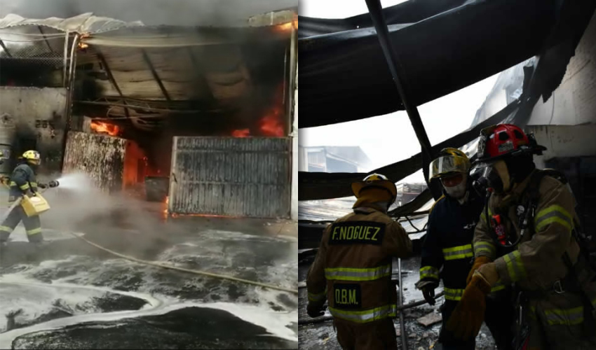 En dos horas, bomberos controlaron y acabaron con el siniestro | De acuerdo con el dueño de la empresa RMP, las pérdidas ascienden a “varios millones de pesos”