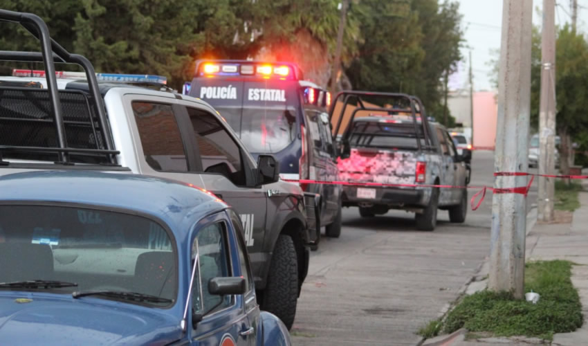 El arribo de los policías