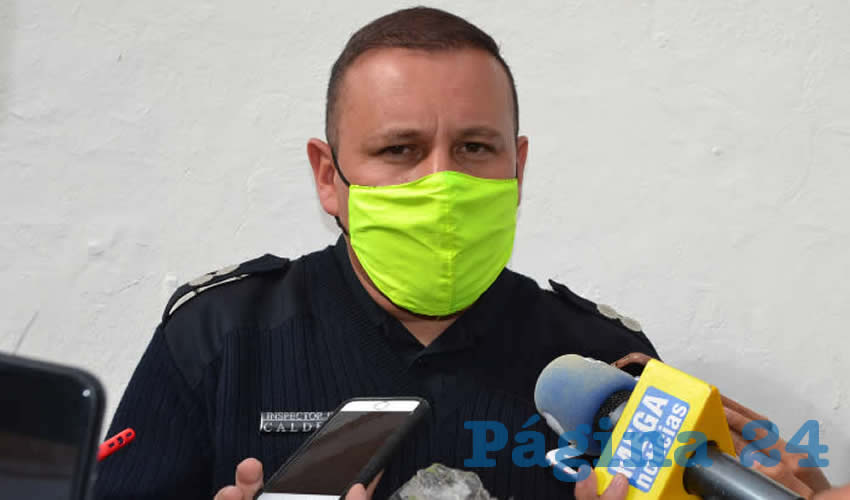 Oswaldo Caldera Murillo, titular de la Dirección de Policía de Seguridad Vial (DPSV) (Foto Archivo Página 24)