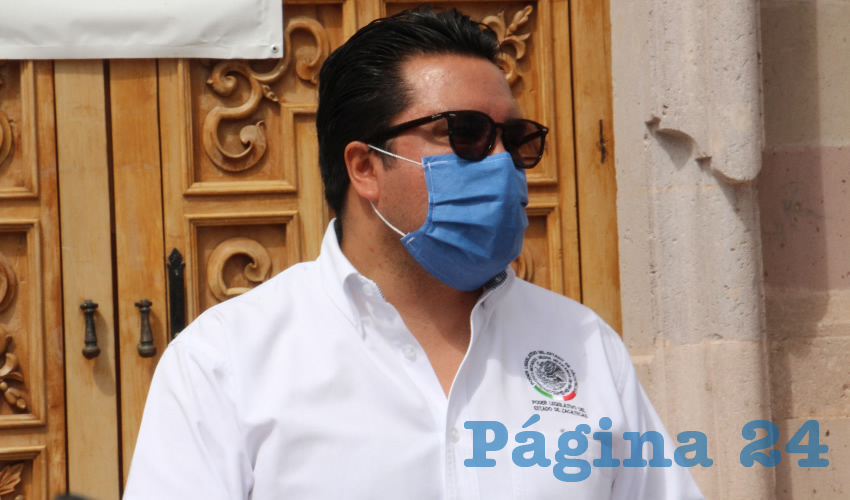 Omar Carrera Pérez, diputado local por Morena (Foto Archivo Página 24)
