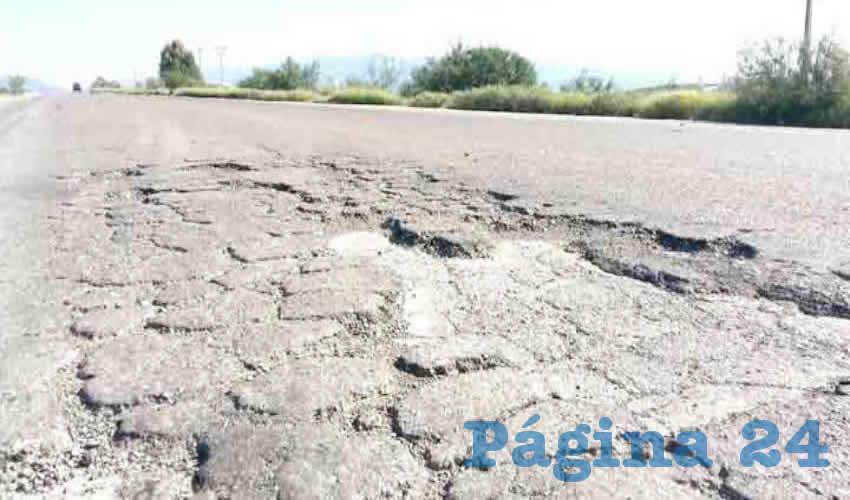 Carreteras en mal estado