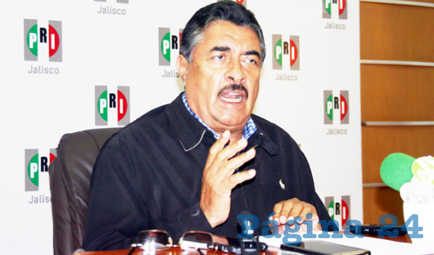 Se ha hablado mucho de la rifa que se está realizando en una circunstancia muy especial, muy particular que vive el país. Lamentablemente es una rifa que se realiza a partir del fanatismo, la ignorancia”, criticó el dirigente del PRI Jalisco/Foto: Francisco Tapia