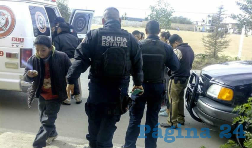 El arribo de los paramédicos