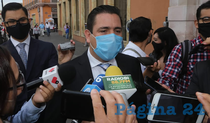 Gustavo Báez Leos, presidente estatal del PAN (Foto: Eddylberto Luévano Santillán)