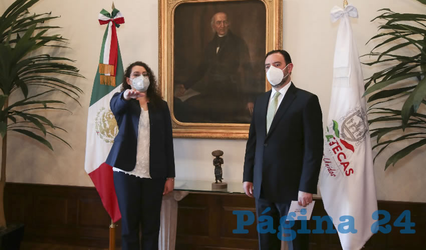 En búsqueda del combate a la corrupción, el mandatario estatal encomienda a la nueva titular fortalecer el andamiaje normativo y buen funcionamiento jurídico de las instituciones estatales