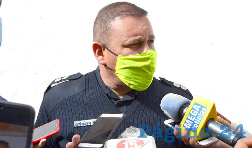 Oswaldo Caldera Murillo, titular de la Dirección de Policía de Seguridad Vial (DPSV) (Foto Archivo Página 24)