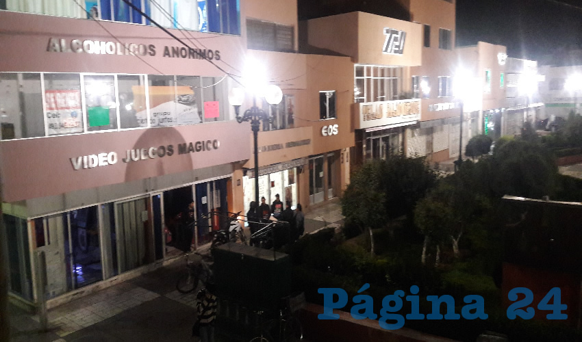 La movilización policíaca