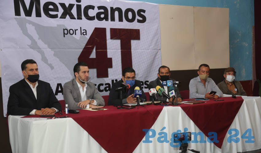 Consejeros y fundadores de Morena anuncian campa&ntilde;a contra el PAN (Foto: Eddylberto Lu&eacute;vano Santill&aacute;n)