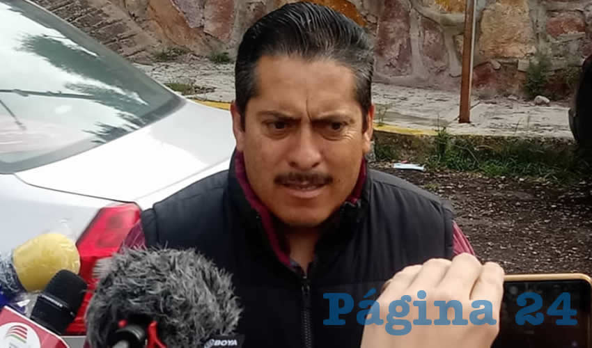Gerardo García Murillo, secretario general del Supdacobaez (Foto: Merari Martínez)