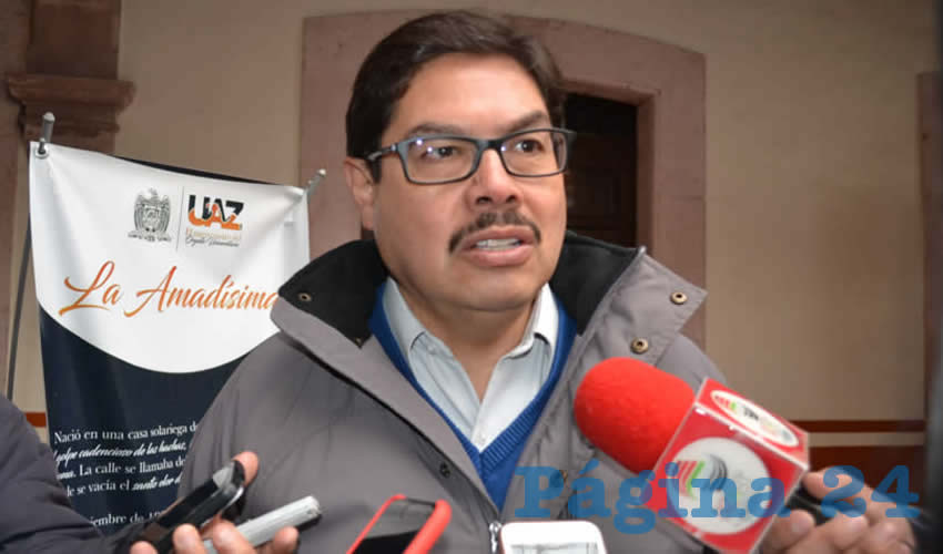 Alfonso Vázquez Sosa, titular del Instituto Zacatecano de Cultura (IZC) Ramón López Velarde (Foto: Archivo Página 24)