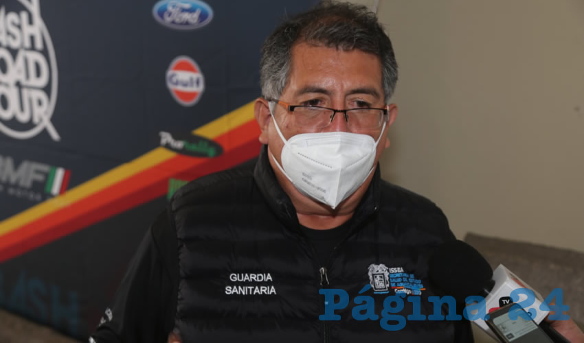 Octavio Jim&eacute;nez Mac&iacute;as, director de la Guardia Sanitaria (Foto: Eddylberto Lu&eacute;vano Santill&aacute;n)