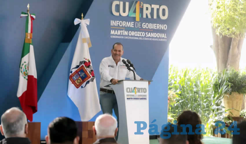 El gobernador Martín Orozco Sandoval rinde su Cuarto Informe de Actividades; en esta ocasión detalló avances en materia agropecuaria
