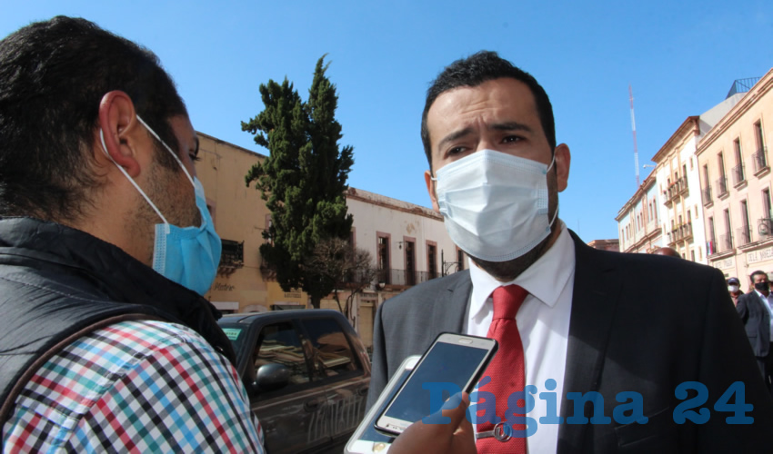Tenemos que trabajar los tres niveles de gobierno para que juntos podamos avanzar, no solamente en el tema sanitario que hoy nos preocupa y nos ocupa, sino también en el tema financiero: Ulises Mejía Haro (Foto: Rocío Castro Alvarado)