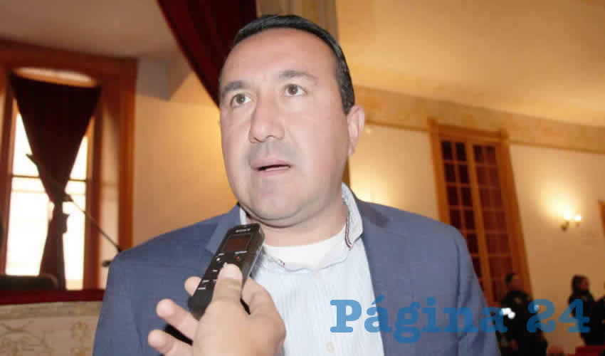 José Alfredo González Perales, presidente municipal de Miguel Auza (Foto: Archivo Página 24)