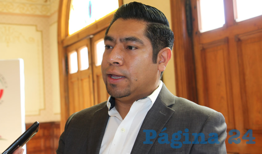 Óscar Novella Macías, diputado federal zacatecano por el Movimiento Regeneración Nacional (Foto: Rocío Castro Alvarado)