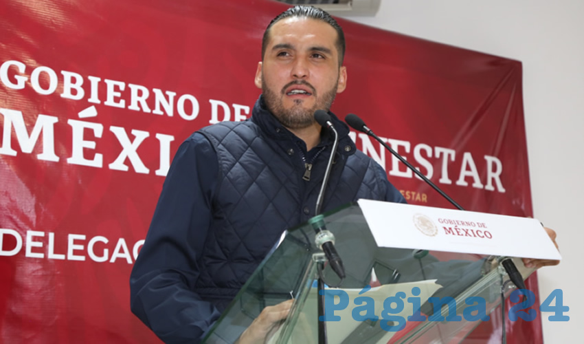 Aldo Ruiz Sánchez, delegado de la Secretaría de Bienestar (Foto: Eddylberto Luévano Santillán)