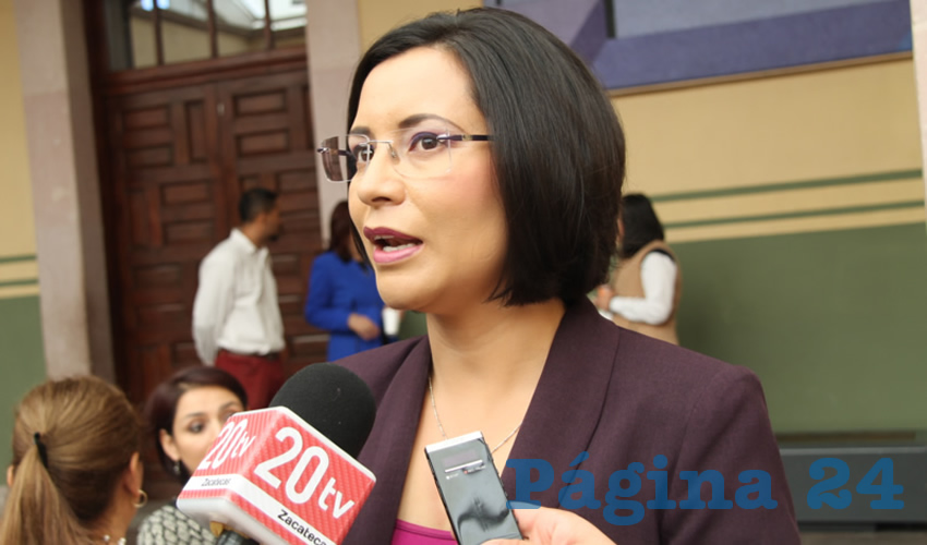 María de la Luz Domínguez Campos, presidenta de la Comisión de Derechos Humanos de Zacatecas (CDHEZ) (Foto: Archivo Página 24)