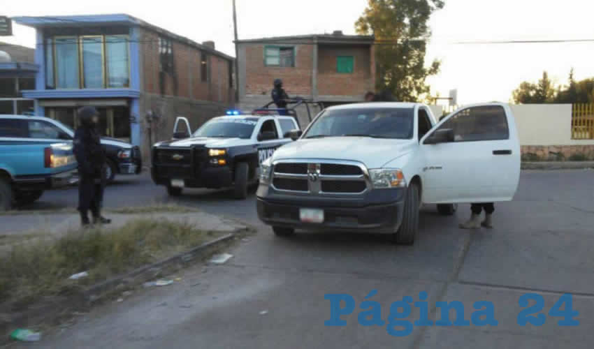 El arribo de la policía ministerial