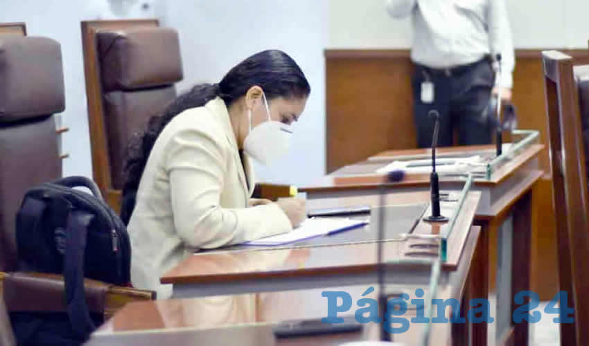 Alma Gloria Dávila Luévano, diputada local por el Movimiento Regeneración Nacional (Morena) (Foto: Rocío Castro Alvarado)